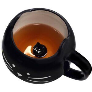 Cute Ceramic Cat Coffee Mug 12 oz Cat Lovers Kitty Tea Mugs Gifts for Women Girl